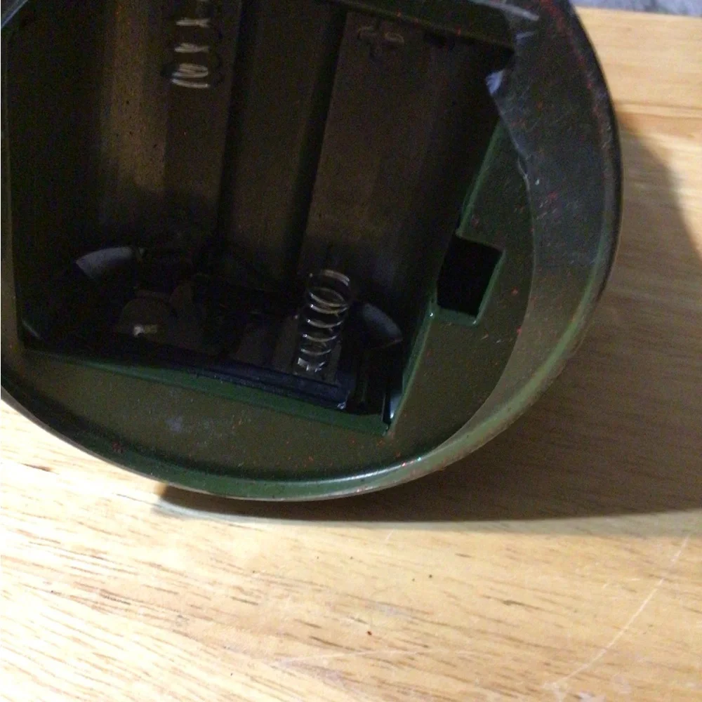 Zoom Green LED Hurricane Lantern